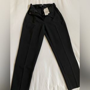 Zara - High Waisted Pant -Black